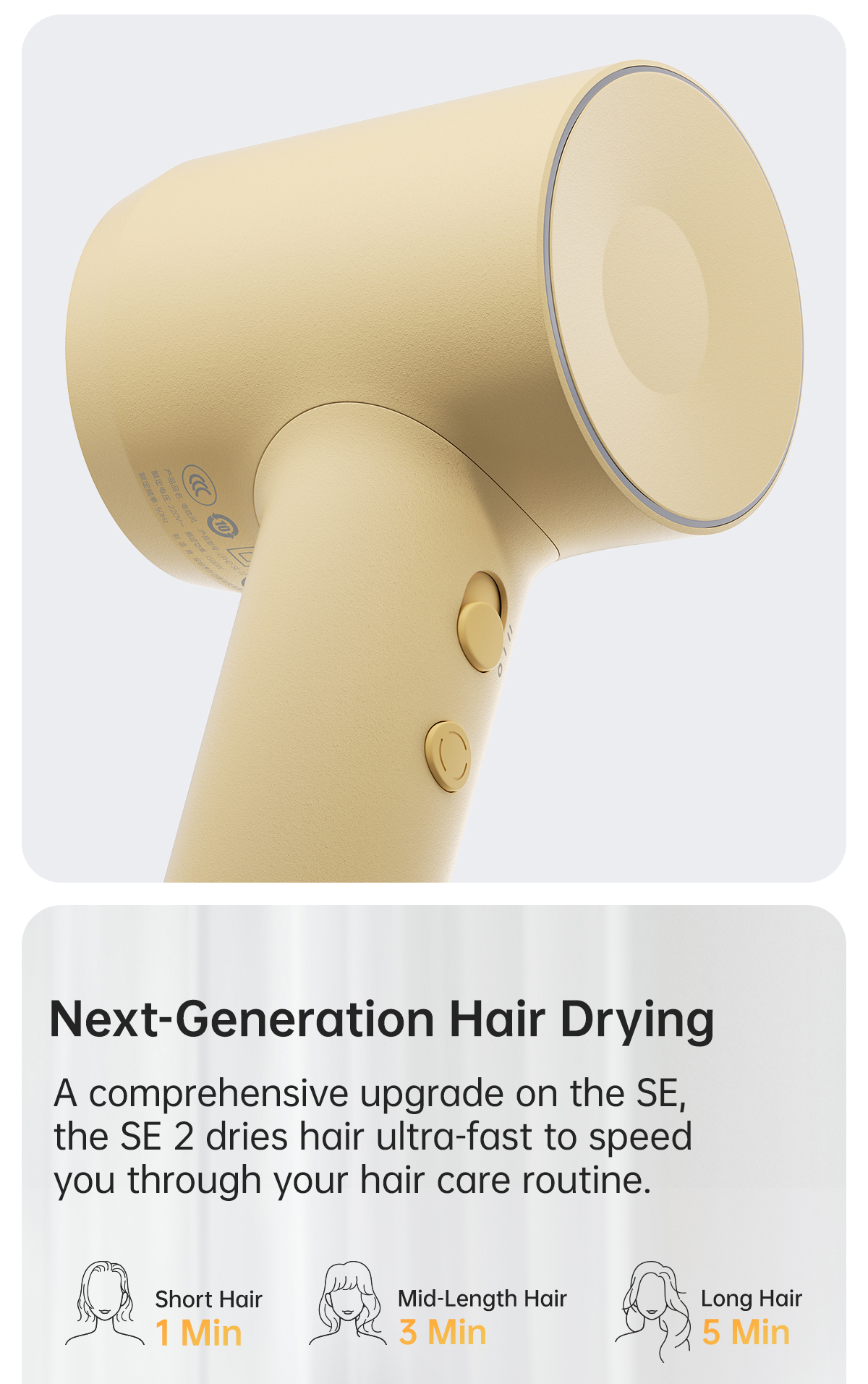 laifen se 2 high speed hair dryer